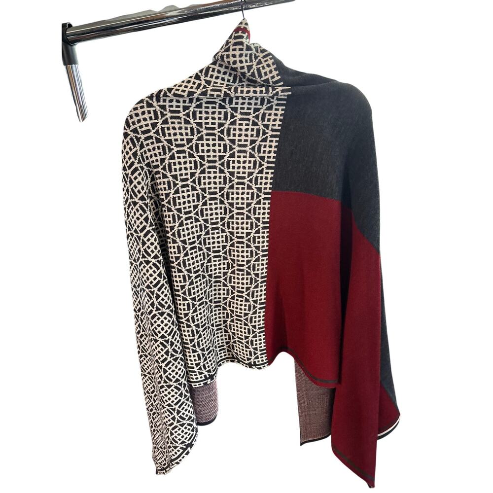 Multi Pattern Heavy Weight Women’s Shawl - Picture 2 of 5